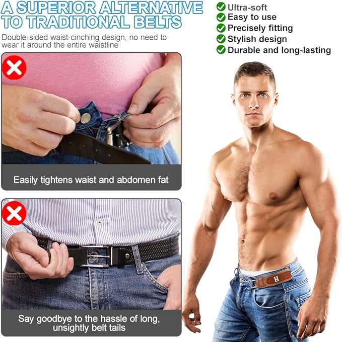 Unisex No Buckle Belts