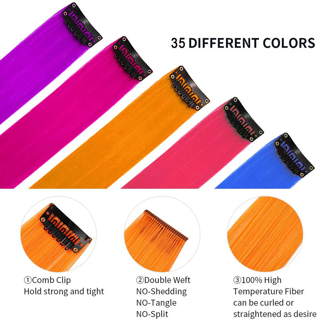 Colored Hair Extensions